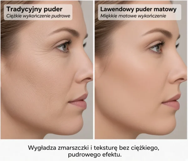 Żelowy puder lawendowy