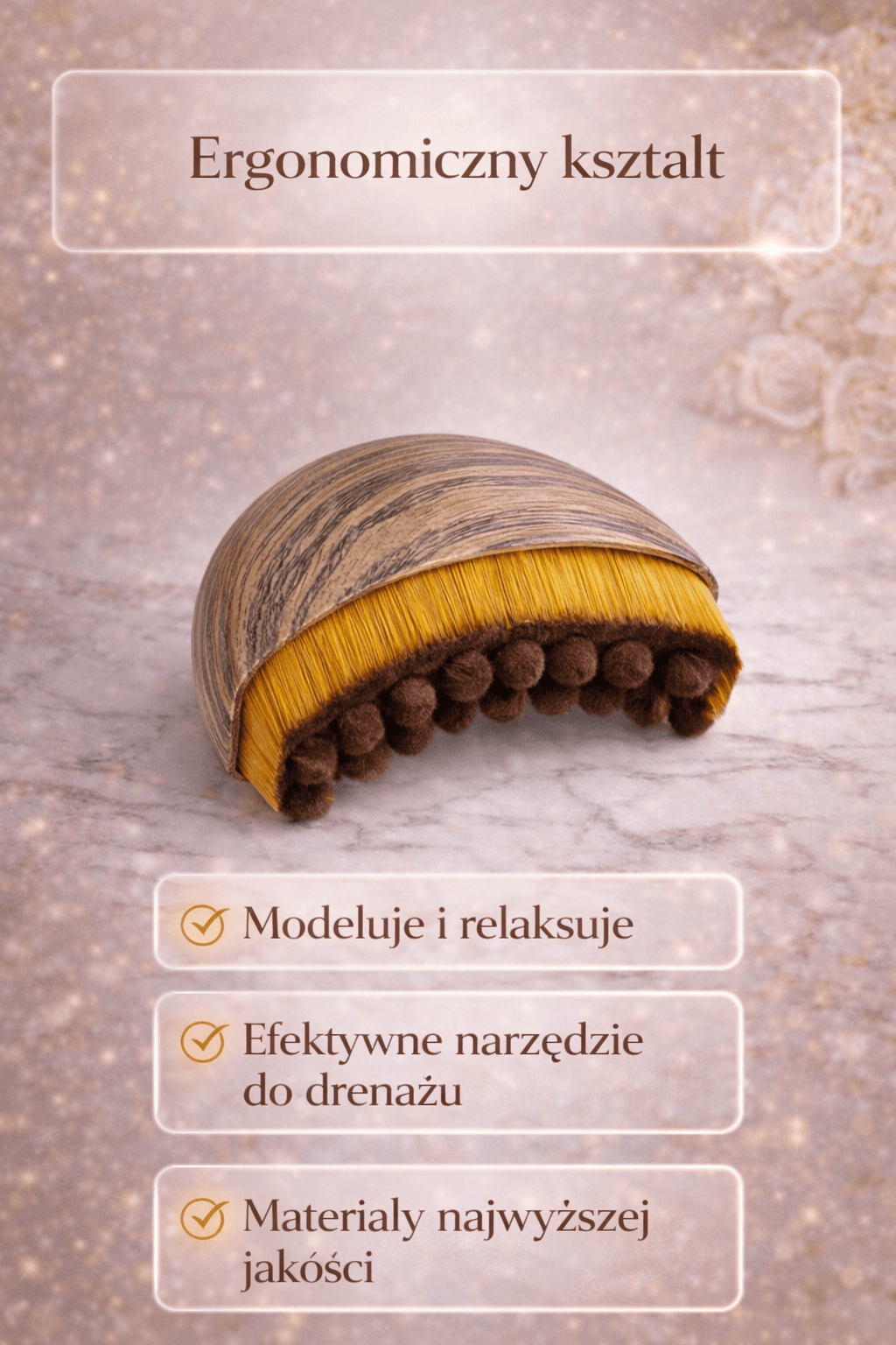 Pędzel do masażu limfatycznego - obrazek 2